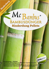 Bambus-Stuttgart Rinderdung Pellets