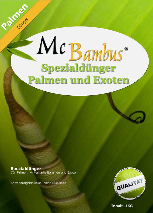Bambus-Stuttgart: Mc-Bambus Speziald�nger mit Langzeitwirkung f�r Palmen - Ort: Stuttgart