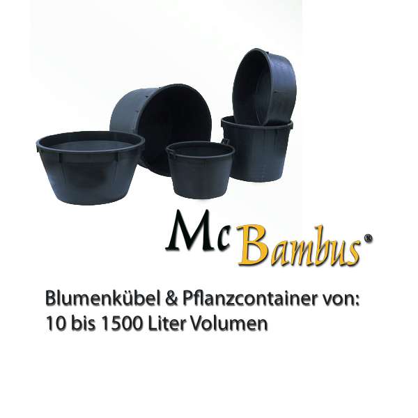 Bambus-Stuttgart: Container / Pflanzgef��e in verschiedenen mit und ohne Lochung - Ort: Stuttgart